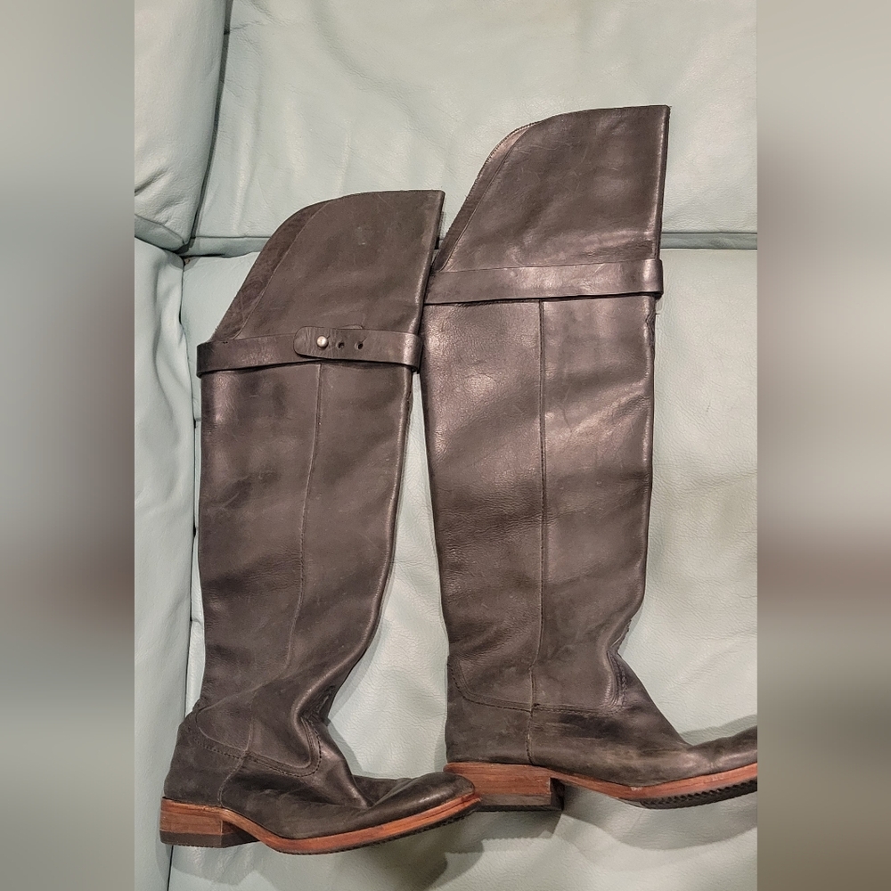 Lucchese Spirit Ali Riding Boots, OTK, 7.5